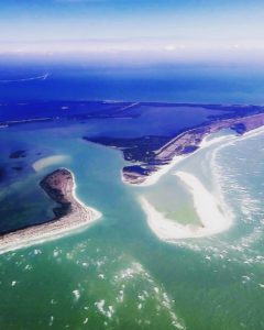 clearwater desde el avion